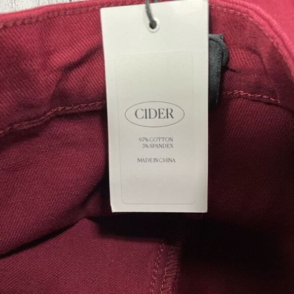 CIDER Lace Front Flare Bottom Jeans - Picture 7 of 7